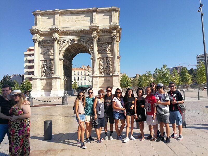 Marseille Provence triumphal arch 